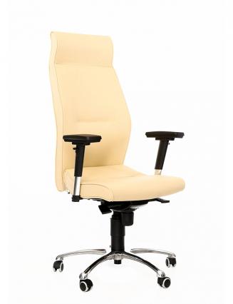 Kancelářské židle Antares Kancelářské křeslo 1800 Lei krémová kůže