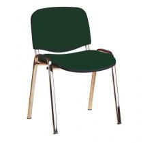  Konferenční židle Manutan Expert ISO Chrom, zelená