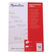  Samolepící etikety Manutan Expert, 10,5 x 5,7 cm
