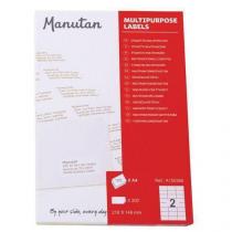  Samolepící etikety Manutan Expert A5