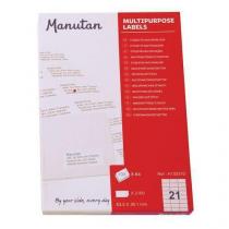  Samolepící etikety Manutan Expert, 6,35 x 3,8 cm